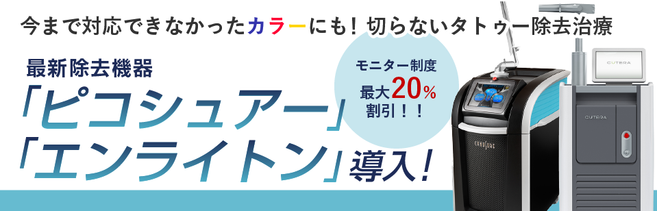 「ピコシュアー」「エンライトン」導入！
