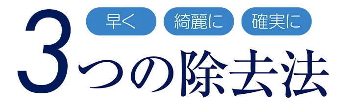 3つの除去法