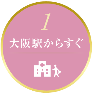大阪駅からすぐ